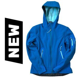 Arcteryx Epsilon SV Hooded Insulated BLUE FUZZY Softshell Longsleeve Jacket S